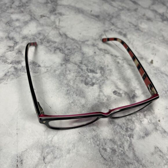 Kate Spade Lucyann 0X78 Eyeglasses Black Pink Rectangular Frames Only 49-16-135 - Picture 3 of 10